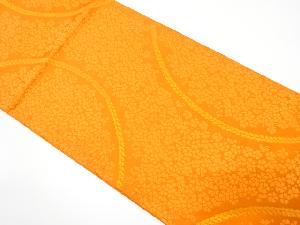 組紐に小花尽くし模様織り出し袋帯